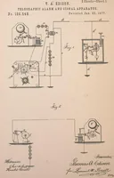 An illustration from Collection of United States patents granted to Thomas A. Edison, 1869-1884 (1869)