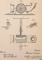 An illustration from Collection of United States patents granted to Thomas A. Edison, 1869-1884 (1869)