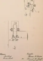 An illustration from Collection of United States patents granted to Thomas A. Edison, 1869-1884 (1869)