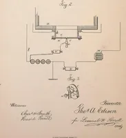 An illustration from Collection of United States patents granted to Thomas A. Edison, 1869-1884 (1869)