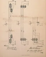 An illustration from Collection of United States patents granted to Thomas A. Edison, 1869-1884 (1869)