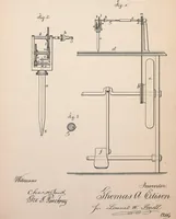 An illustration from Collection of United States patents granted to Thomas A. Edison, 1869-1884 (1869)