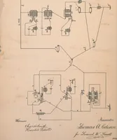 An illustration from Collection of United States patents granted to Thomas A. Edison, 1869-1884 (1869)