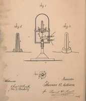 An illustration from Collection of United States patents granted to Thomas A. Edison, 1869-1884 (1869)