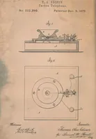 An illustration from Collection of United States patents granted to Thomas A. Edison, 1869-1884 (1869)