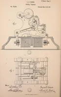An illustration from Collection of United States patents granted to Thomas A. Edison, 1869-1884 (1869)