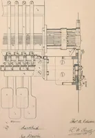 An illustration from Collection of United States patents granted to Thomas A. Edison, 1869-1884 (1869)