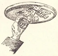 An illustration from Manuale dei giuochi di prestigio e calcolo colle carte (1905)