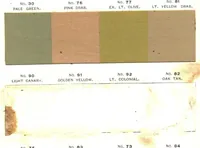 An illustration from Color card H. W. Johns M'F'G Co.: standard paints for structural purposes. (1900)