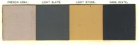 An illustration from Color card H. W. Johns M'F'G Co.: standard paints for structural purposes. (1900)