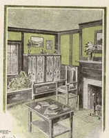 An illustration from Common sense about interiors. (1910)