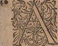 An illustration from Conradi Gesneri medici Tigurini Historiae animalium liber primus de quadrupedibus viuiparis : opus philosophis, medicis, grammaticis, philologis, poëtis, & omnibus rerum linguarumq́ue variarum studiosis, vtilissimum simul iucundissimumq́ue futurum (1602)
