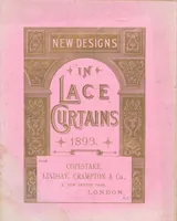 Picture 1 of 20 from New designs in lace curtains 1893 / from Copestake, Lindsay, Crampton & Co. (1893), leaf 0