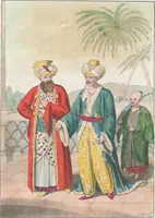 An illustration from Le Costume ancien et moderne ; ou, Histoire du gouvernement, de la milice, de la religion, des arts, sciences et usages de tous les peuples anciens et modernes, d'après les monumens de l'antiquité et accompagné de dessins analogues au sujet (1815)