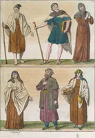 An illustration from Le Costume ancien et moderne ; ou, Histoire du gouvernement, de la milice, de la religion, des arts, sciences et usages de tous les peuples anciens et modernes, d'après les monumens de l'antiquité et accompagné de dessins analogues au sujet (1815)
