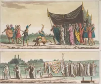 An illustration from Le Costume ancien et moderne ; ou, Histoire du gouvernement, de la milice, de la religion, des arts, sciences et usages de tous les peuples anciens et modernes, d'après les monumens de l'antiquité et accompagné de dessins analogues au sujet (1815)