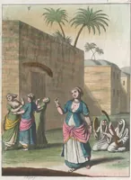 An illustration from Le Costume ancien et moderne ; ou, Histoire du gouvernement, de la milice, de la religion, des arts, sciences et usages de tous les peuples anciens et modernes, d'après les monumens de l'antiquité et accompagné de dessins analogues au sujet (1815)