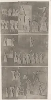 An illustration from Le Costume ancien et moderne ; ou, Histoire du gouvernement, de la milice, de la religion, des arts, sciences et usages de tous les peuples anciens et modernes, d'après les monumens de l'antiquité et accompagné de dessins analogues au sujet (1815)