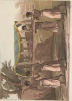 An illustration from Le Costume ancien et moderne ; ou, Histoire du gouvernement, de la milice, de la religion, des arts, sciences et usages de tous les peuples anciens et modernes, d'après les monumens de l'antiquité et accompagné de dessins analogues au sujet (1815)