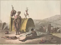 An illustration from Le Costume ancien et moderne ; ou, Histoire du gouvernement, de la milice, de la religion, des arts, sciences et usages de tous les peuples anciens et modernes, d'après les monumens de l'antiquité et accompagné de dessins analogues au sujet (1815)