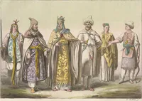 An illustration from Le Costume ancien et moderne ; ou, Histoire du gouvernement, de la milice, de la religion, des arts, sciences et usages de tous les peuples anciens et modernes, d'après les monumens de l'antiquité et accompagné de dessins analogues au sujet (1815)