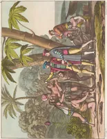 An illustration from Le Costume ancien et moderne ; ou, Histoire du gouvernement, de la milice, de la religion, des arts, sciences et usages de tous les peuples anciens et modernes, d'après les monumens de l'antiquité et accompagné de dessins analogues au sujet (1815)
