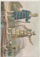 An illustration from Le Costume ancien et moderne ; ou, Histoire du gouvernement, de la milice, de la religion, des arts, sciences et usages de tous les peuples anciens et modernes, d'après les monumens de l'antiquité et accompagné de dessins analogues au sujet (1815)