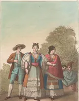 An illustration from Le Costume ancien et moderne ; ou, Histoire du gouvernement, de la milice, de la religion, des arts, sciences et usages de tous les peuples anciens et modernes, d'après les monumens de l'antiquité et accompagné de dessins analogues au sujet (1815)