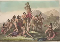 An illustration from Le Costume ancien et moderne ; ou, Histoire du gouvernement, de la milice, de la religion, des arts, sciences et usages de tous les peuples anciens et modernes, d'après les monumens de l'antiquité et accompagné de dessins analogues au sujet (1815)