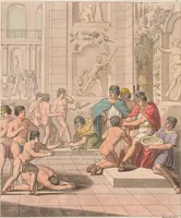 An illustration from Le Costume ancien et moderne ; ou, Histoire du gouvernement, de la milice, de la religion, des arts, sciences et usages de tous les peuples anciens et modernes, d'après les monumens de l'antiquité et accompagné de dessins analogues au sujet (1815)