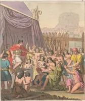 An illustration from Le Costume ancien et moderne ; ou, Histoire du gouvernement, de la milice, de la religion, des arts, sciences et usages de tous les peuples anciens et modernes, d'après les monumens de l'antiquité et accompagné de dessins analogues au sujet (1815)