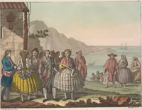 An illustration from Le Costume ancien et moderne ; ou, Histoire du gouvernement, de la milice, de la religion, des arts, sciences et usages de tous les peuples anciens et modernes, d'après les monumens de l'antiquité et accompagné de dessins analogues au sujet (1815)