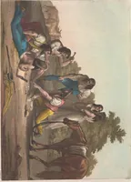 An illustration from Le Costume ancien et moderne ; ou, Histoire du gouvernement, de la milice, de la religion, des arts, sciences et usages de tous les peuples anciens et modernes, d'après les monumens de l'antiquité et accompagné de dessins analogues au sujet (1815)