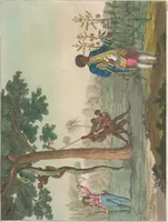 An illustration from Le Costume ancien et moderne ; ou, Histoire du gouvernement, de la milice, de la religion, des arts, sciences et usages de tous les peuples anciens et modernes, d'après les monumens de l'antiquité et accompagné de dessins analogues au sujet (1815)