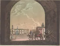 An illustration from Le Costume ancien et moderne ; ou, Histoire du gouvernement, de la milice, de la religion, des arts, sciences et usages de tous les peuples anciens et modernes, d'après les monumens de l'antiquité et accompagné de dessins analogues au sujet (1815)