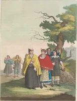 An illustration from Le Costume ancien et moderne ; ou, Histoire du gouvernement, de la milice, de la religion, des arts, sciences et usages de tous les peuples anciens et modernes, d'après les monumens de l'antiquité et accompagné de dessins analogues au sujet (1815)