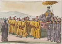 An illustration from Le Costume ancien et moderne ; ou, Histoire du gouvernement, de la milice, de la religion, des arts, sciences et usages de tous les peuples anciens et modernes, d'après les monumens de l'antiquité et accompagné de dessins analogues au sujet (1815)