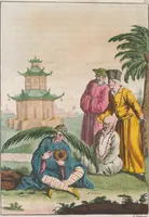 An illustration from Le Costume ancien et moderne ; ou, Histoire du gouvernement, de la milice, de la religion, des arts, sciences et usages de tous les peuples anciens et modernes, d'après les monumens de l'antiquité et accompagné de dessins analogues au sujet (1815)