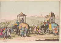An illustration from Le Costume ancien et moderne ; ou, Histoire du gouvernement, de la milice, de la religion, des arts, sciences et usages de tous les peuples anciens et modernes, d'après les monumens de l'antiquité et accompagné de dessins analogues au sujet (1815)