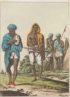 An illustration from Le Costume ancien et moderne ; ou, Histoire du gouvernement, de la milice, de la religion, des arts, sciences et usages de tous les peuples anciens et modernes, d'après les monumens de l'antiquité et accompagné de dessins analogues au sujet (1815)