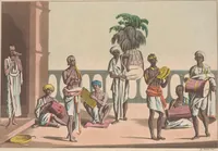 An illustration from Le Costume ancien et moderne ; ou, Histoire du gouvernement, de la milice, de la religion, des arts, sciences et usages de tous les peuples anciens et modernes, d'après les monumens de l'antiquité et accompagné de dessins analogues au sujet (1815)