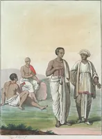 An illustration from Le Costume ancien et moderne ; ou, Histoire du gouvernement, de la milice, de la religion, des arts, sciences et usages de tous les peuples anciens et modernes, d'après les monumens de l'antiquité et accompagné de dessins analogues au sujet (1815)