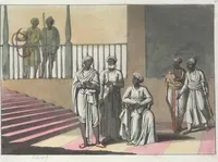 An illustration from Le Costume ancien et moderne ; ou, Histoire du gouvernement, de la milice, de la religion, des arts, sciences et usages de tous les peuples anciens et modernes, d'après les monumens de l'antiquité et accompagné de dessins analogues au sujet (1815)
