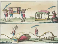 An illustration from Le Costume ancien et moderne ; ou, Histoire du gouvernement, de la milice, de la religion, des arts, sciences et usages de tous les peuples anciens et modernes, d'après les monumens de l'antiquité et accompagné de dessins analogues au sujet (1815)