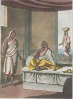An illustration from Le Costume ancien et moderne ; ou, Histoire du gouvernement, de la milice, de la religion, des arts, sciences et usages de tous les peuples anciens et modernes, d'après les monumens de l'antiquité et accompagné de dessins analogues au sujet (1815)