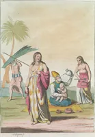 An illustration from Le Costume ancien et moderne ; ou, Histoire du gouvernement, de la milice, de la religion, des arts, sciences et usages de tous les peuples anciens et modernes, d'après les monumens de l'antiquité et accompagné de dessins analogues au sujet (1815)