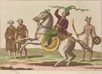 An illustration from Le Costume ancien et moderne ; ou, Histoire du gouvernement, de la milice, de la religion, des arts, sciences et usages de tous les peuples anciens et modernes, d'après les monumens de l'antiquité et accompagné de dessins analogues au sujet (1815)