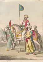 An illustration from Le Costume ancien et moderne ; ou, Histoire du gouvernement, de la milice, de la religion, des arts, sciences et usages de tous les peuples anciens et modernes, d'après les monumens de l'antiquité et accompagné de dessins analogues au sujet (1815)