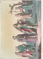 An illustration from Le Costume ancien et moderne ; ou, Histoire du gouvernement, de la milice, de la religion, des arts, sciences et usages de tous les peuples anciens et modernes, d'après les monumens de l'antiquité et accompagné de dessins analogues au sujet (1815)