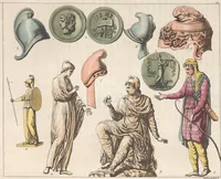 Picture 37 of 78 from Le Costume ancien et moderne ; ou, Histoire du gouvernement, de la milice, de la religion, des arts, sciences et usages de tous les peuples anciens et modernes, d'après les monumens de l'antiquité et accompagné de dessins analogues au sujet (1815), leaf 340